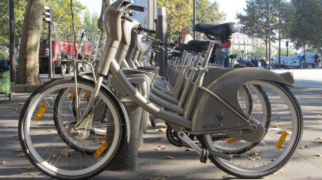 파리 공유 자전거 Velib