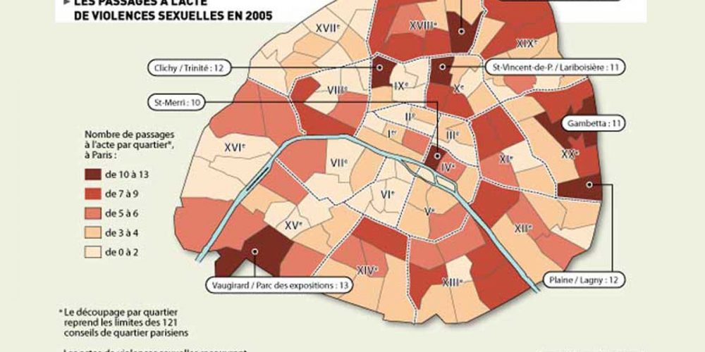 파리의 성범죄 지도???